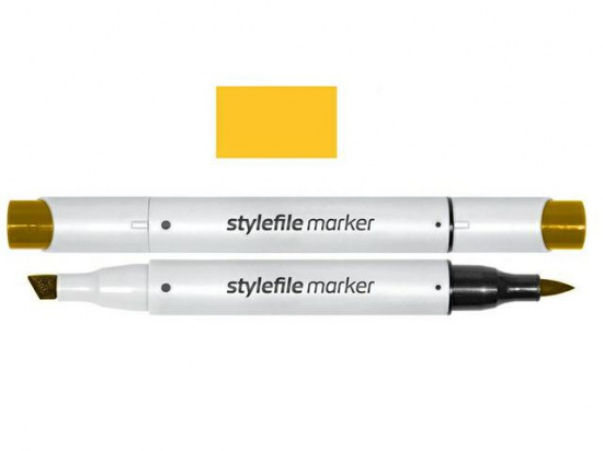 Маркер "Stylefile Brush" двухсторонний цв.170 Желтый насыщенный